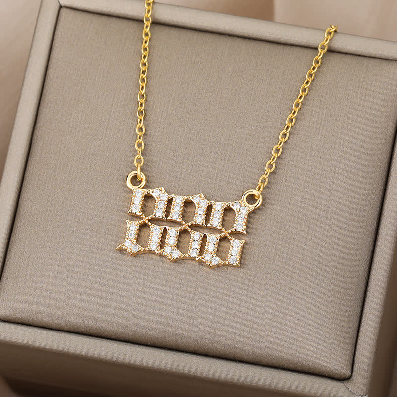 Dames Ketting met Engelnummer Design 6