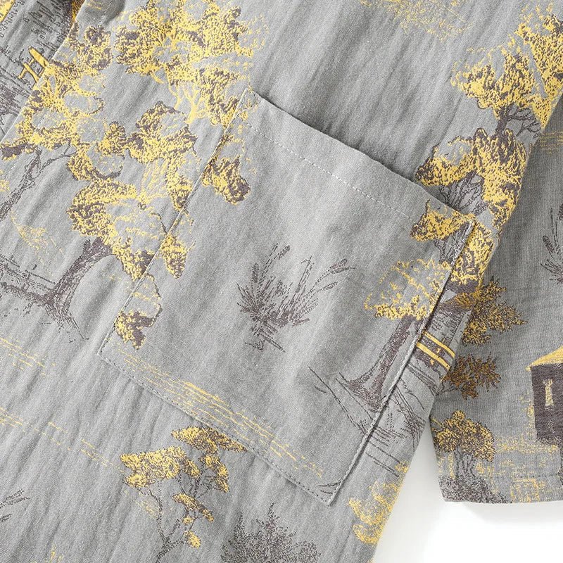 Dames Kimono Pyjamaset Artistiek 8