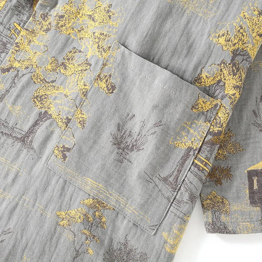Dames Kimono Pyjamaset Artistiek 8