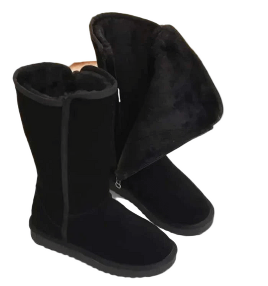 Dames Laarzen Winter met Ritssluiting en Antislipzool 0