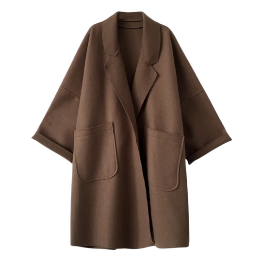 Dames Lange Trenchcoat Vintage Stijl voor Casual en Formele Gelegenheden 0