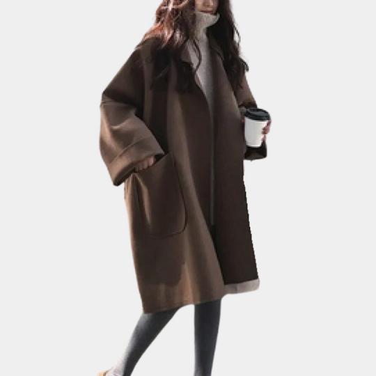 Dames Lange Trenchcoat Vintage Stijl voor Casual en Formele Gelegenheden 1