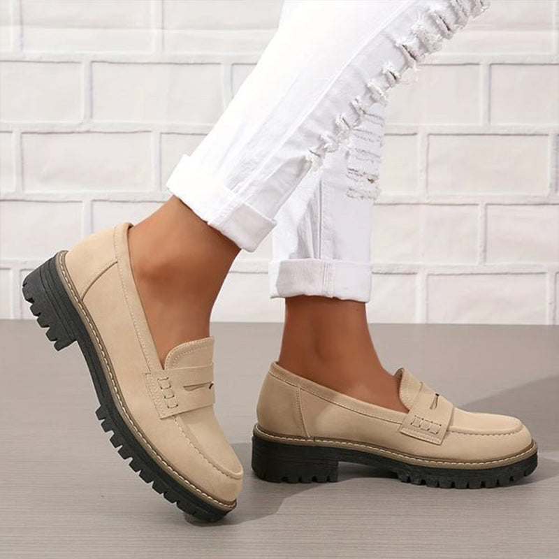 Dames Loafers Casual Chic Suède 1