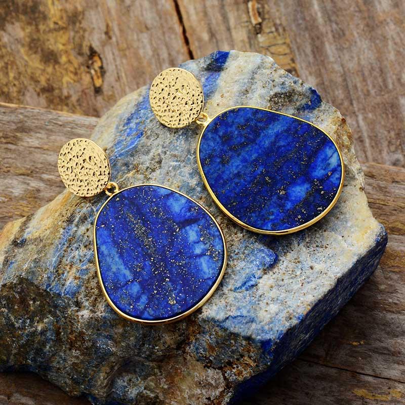 Dames Oorbellen Hemelse Lapis 0