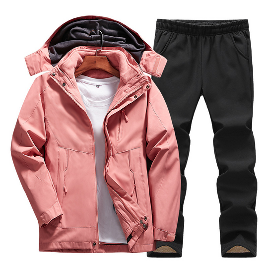 Dames Outdoor Set met Fleecejack en Wandelbroek 3-in-1 Functie 7
