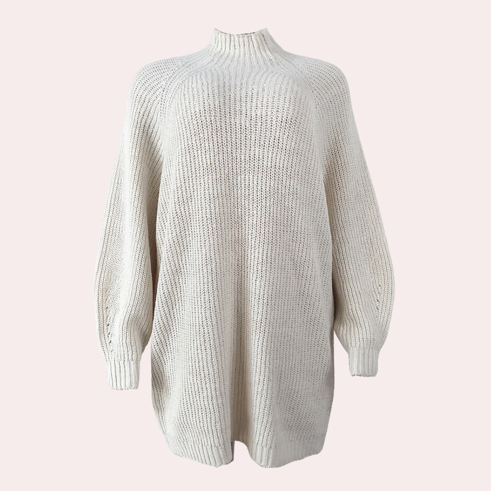 Dames Overdimensioneerde Gebreide Trui Casual Comfortabel 1