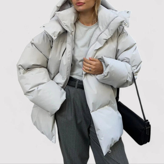 Dames Oversized Pufferjack Stijlvol 1