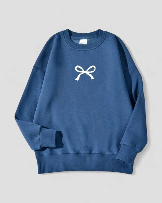 Dames Oversized Sweatshirt met Strikprint 2