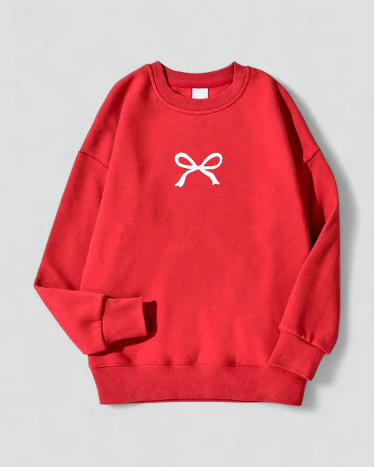 Dames Oversized Sweatshirt met Strikprint 3