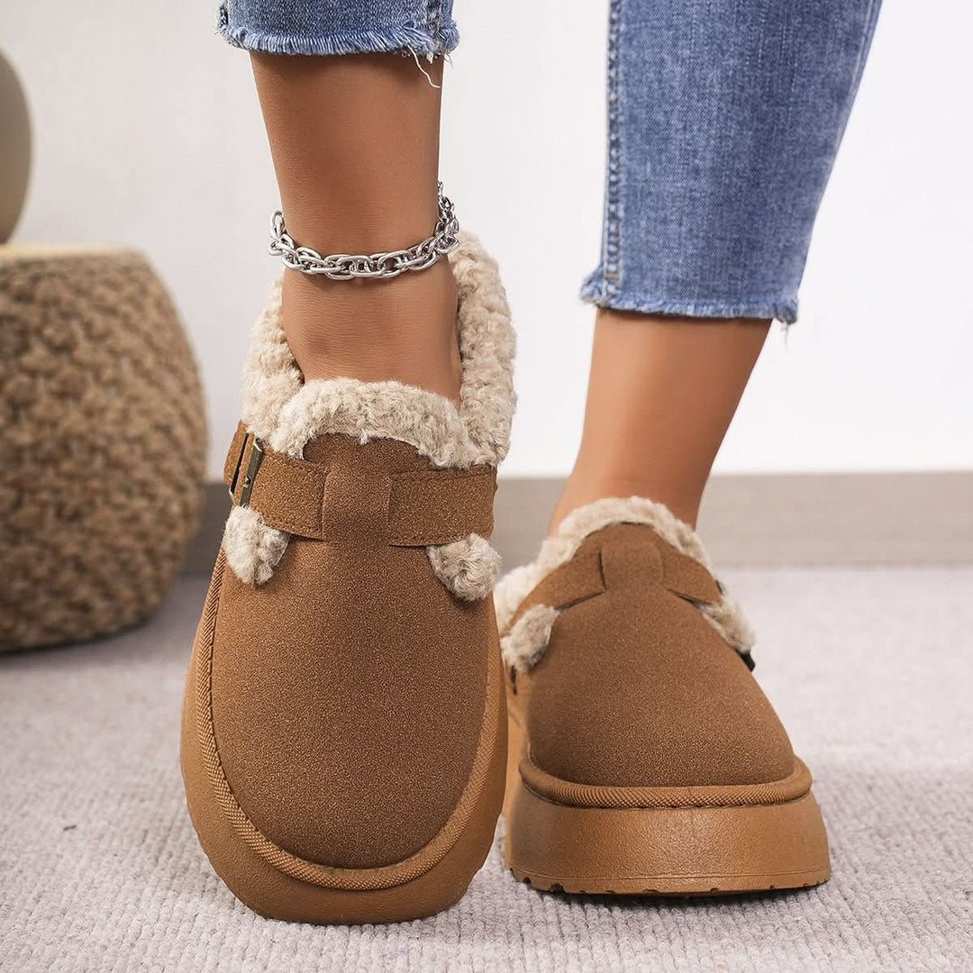 Dames Pantoffels Comfortabel Pluche met Antislipzool 6