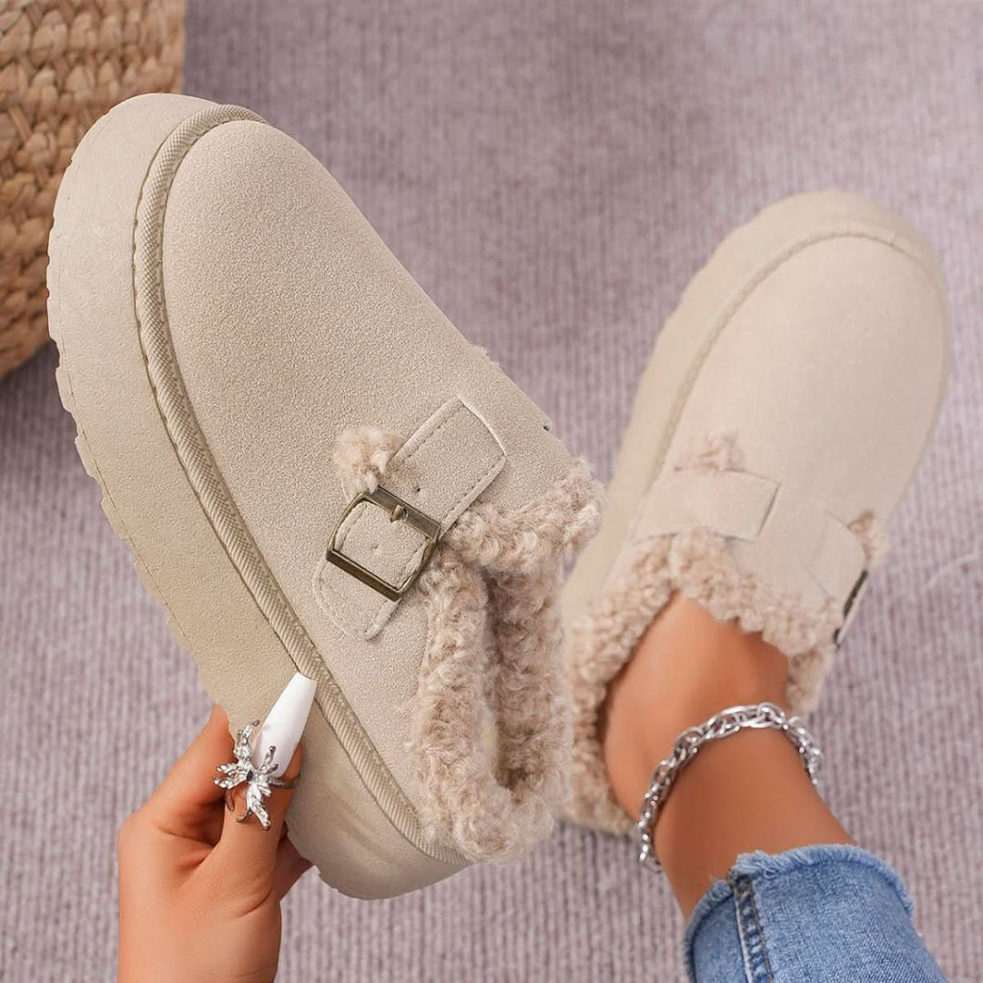 Dames Pantoffels Comfortabel Pluche met Antislipzool 8