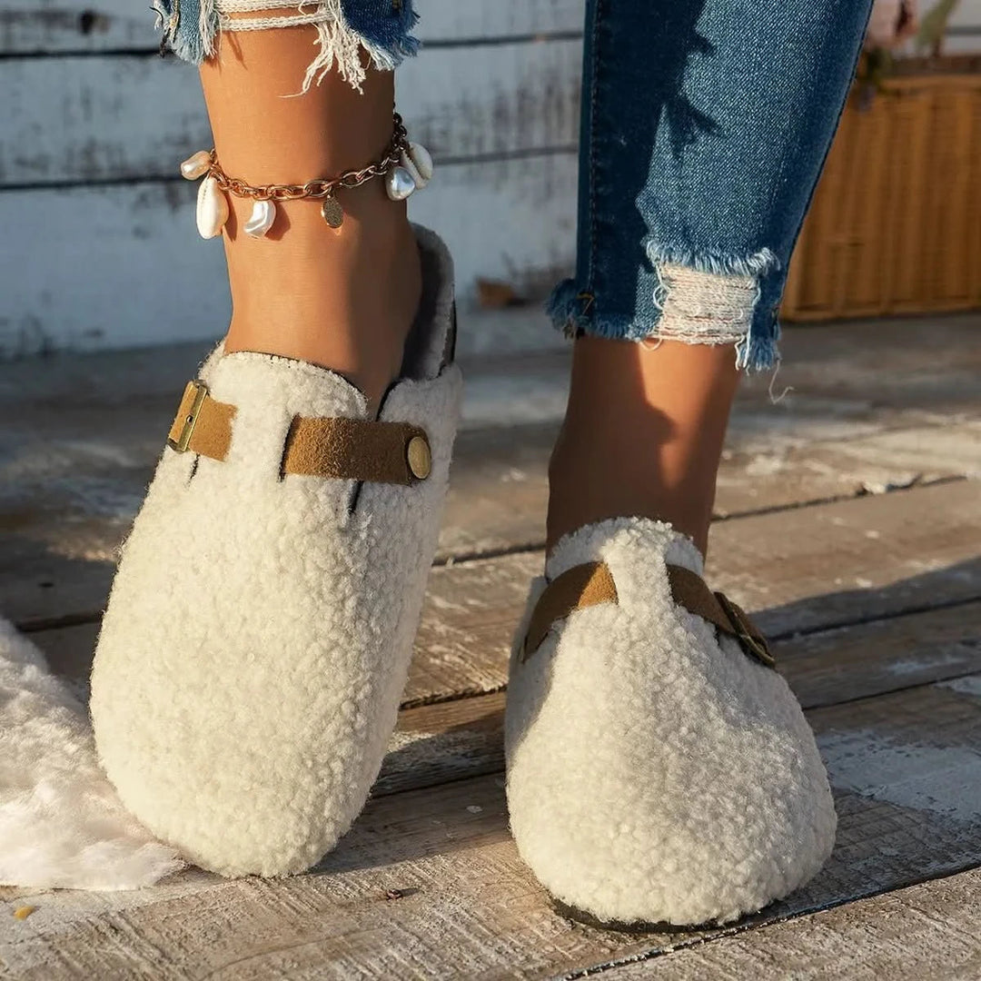 Dames Pantoffels Muiltje met Antislipzool voor Comfort en Warmte 1