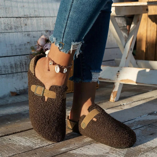 Dames Pantoffels Muiltje met Antislipzool voor Comfort en Warmte 5