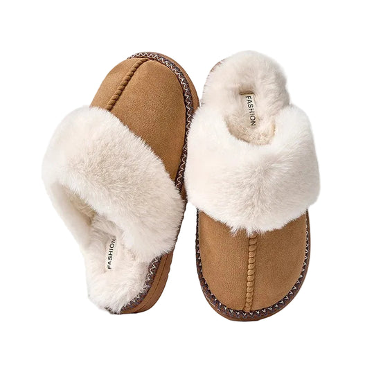 Dames Pantoffels met Zachte Bontvoering voor de Winter Sloffen 4