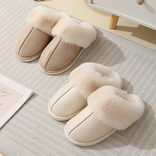 Dames Pluche Huisslippers met Zachte Voering 3