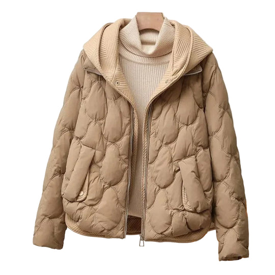 Dames Pufferjack – Gequilt – Oversized Pasvorm 0