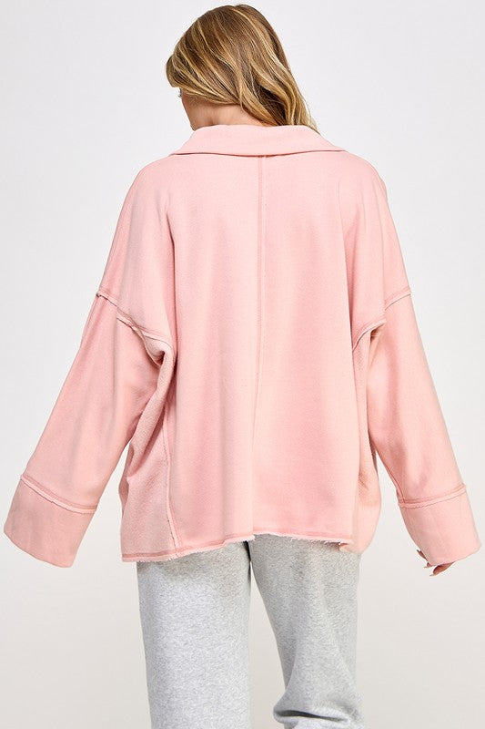Dames Pullover V-Hals Dolman Mouwen 2