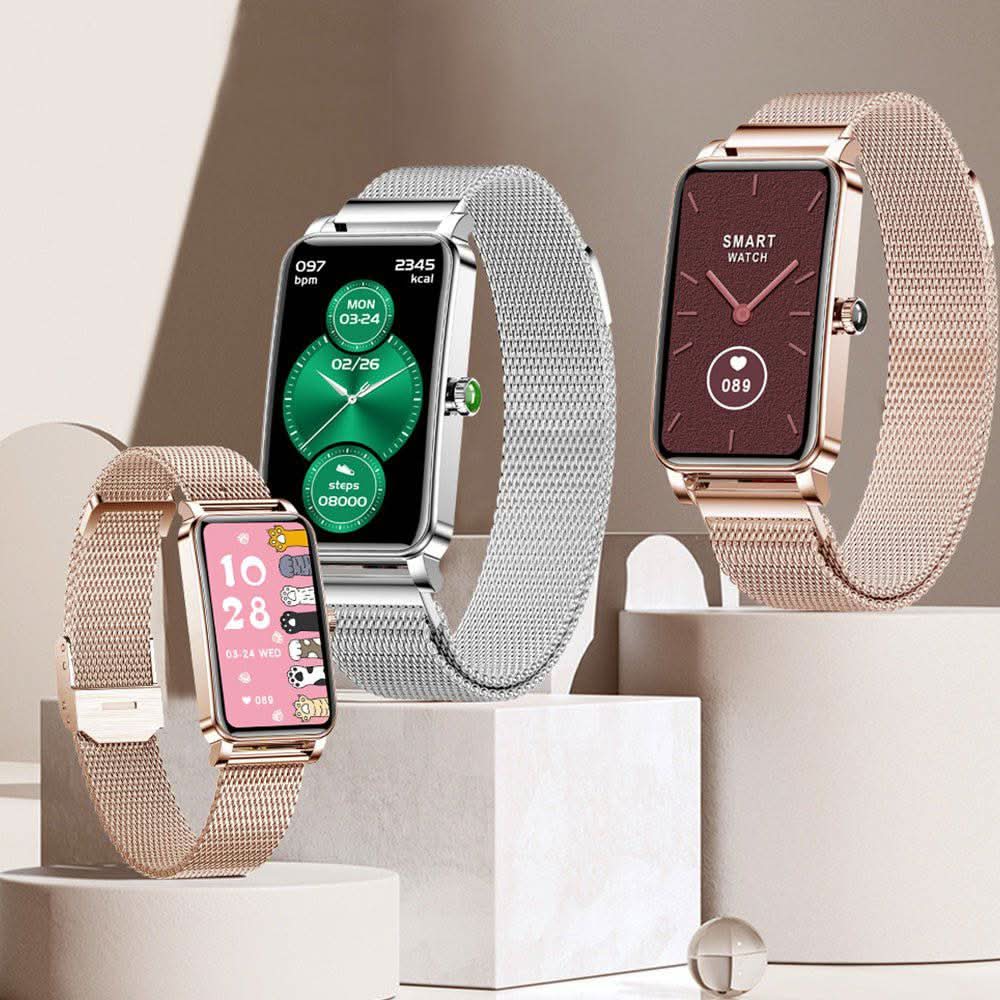 Dames Smartwatch Fitness Tracking met Meldingen en Personaliseerbare Wijzerplaten 2