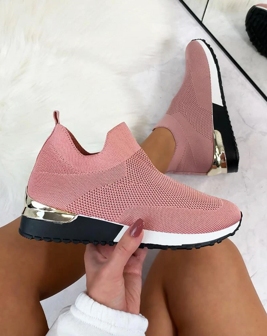 Dames Sneakers Slip-On Modern met Comfortabel Gebreid Ontwerp 3