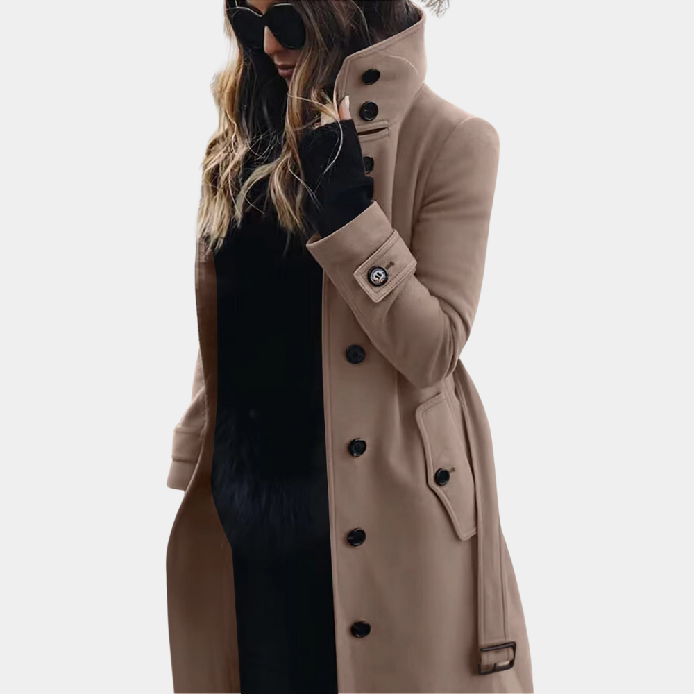 Dames Trenchcoat Oona - Stijlvolle Lange Jas 3