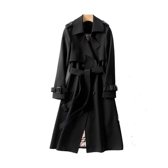 Dames Trenchcoat met Dubbele Knopen 3
