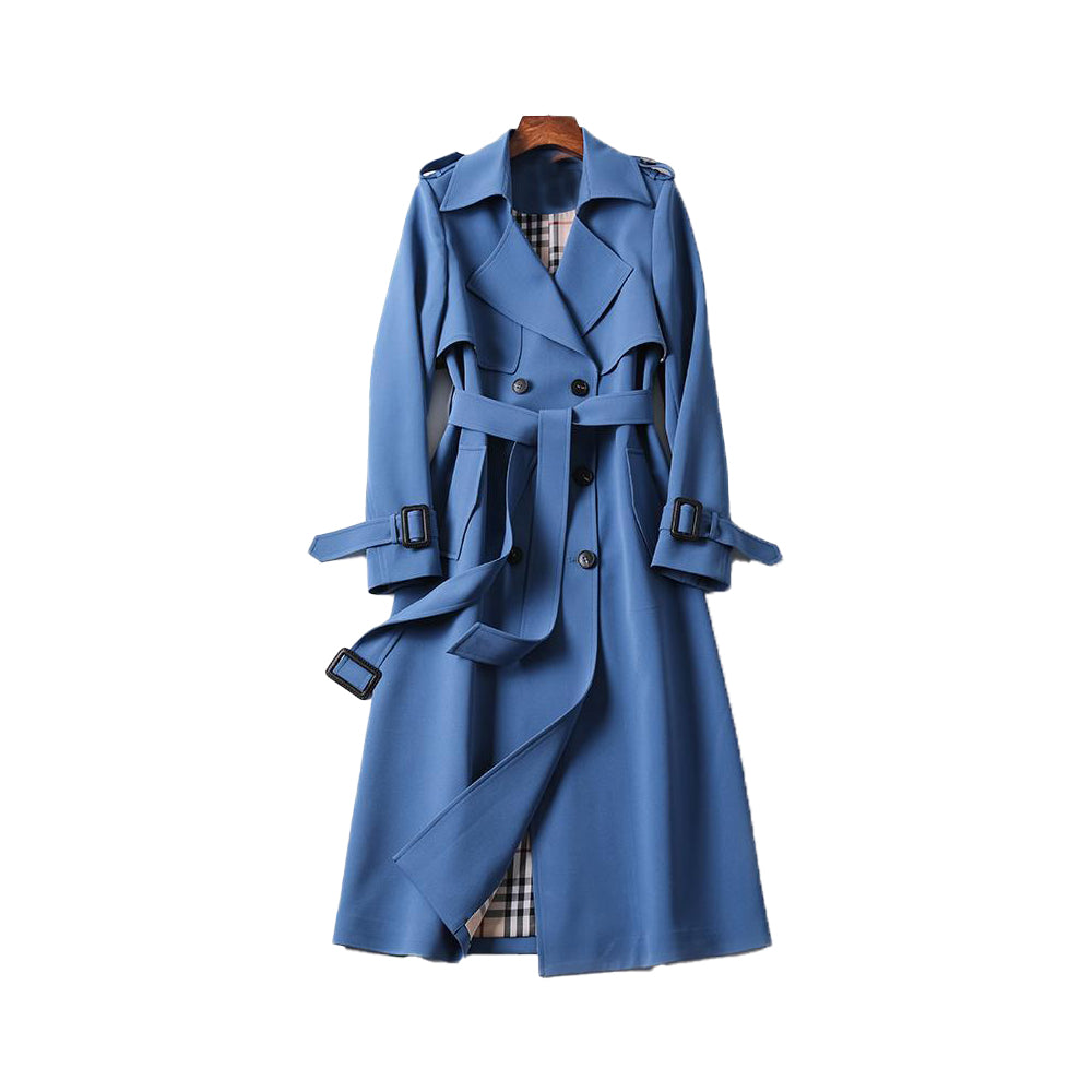 Dames Trenchcoat met Dubbele Knopen 5