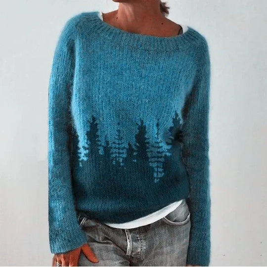 Dames Trui met Stijlvolle Herfstdetails 2
