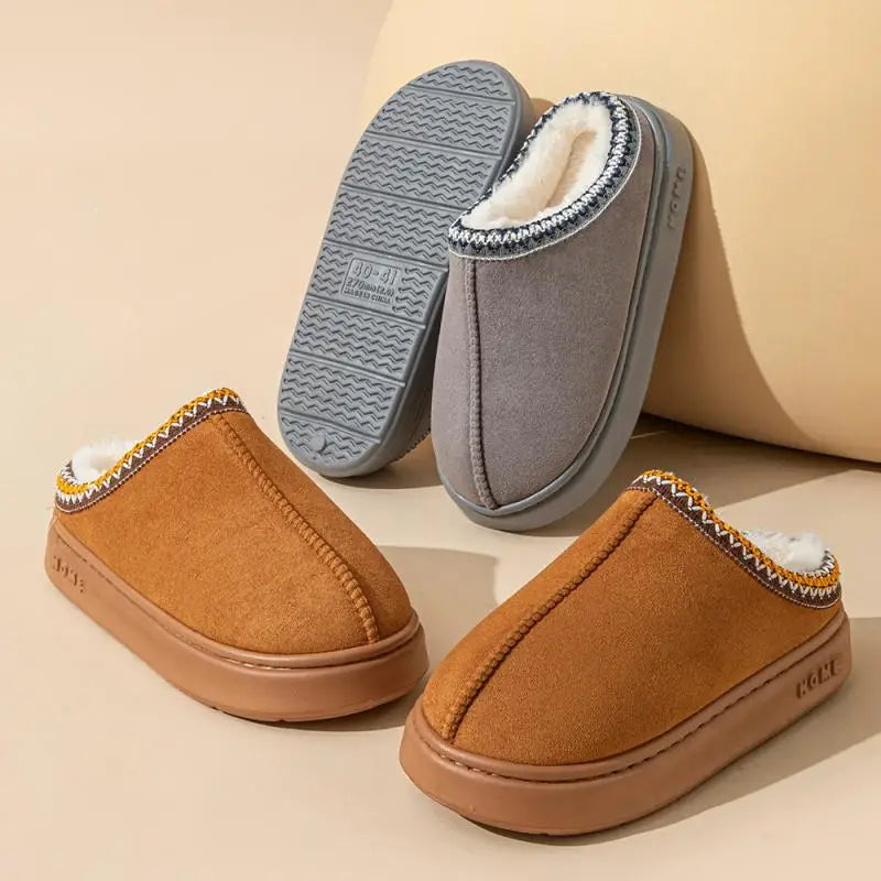 Dames Winter Slippers met Zachte Voering en Antislip Zool 6