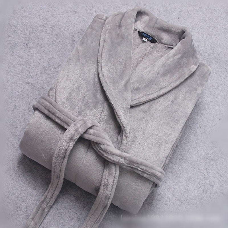Dames Winterbadjas Lichte Koraalfleece met Riem 7