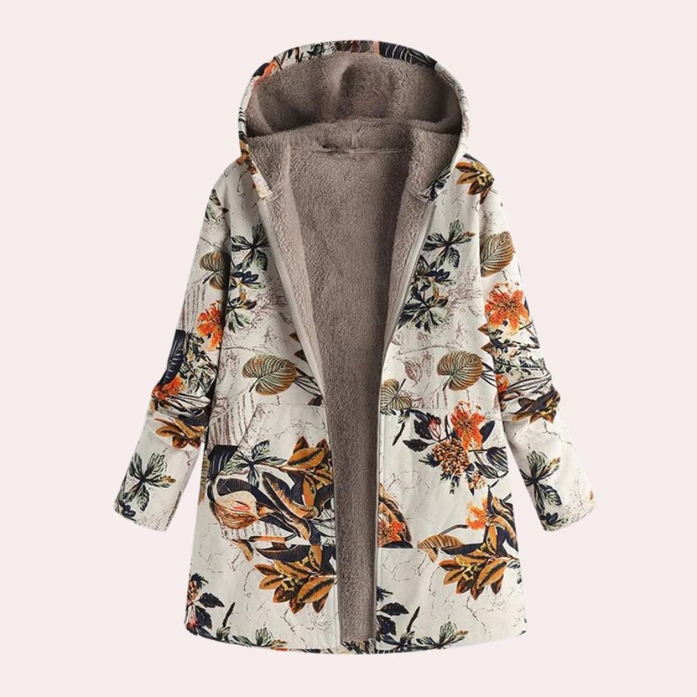 Dames Winterjas Met Zachte Voering en Moderne Stijl 2