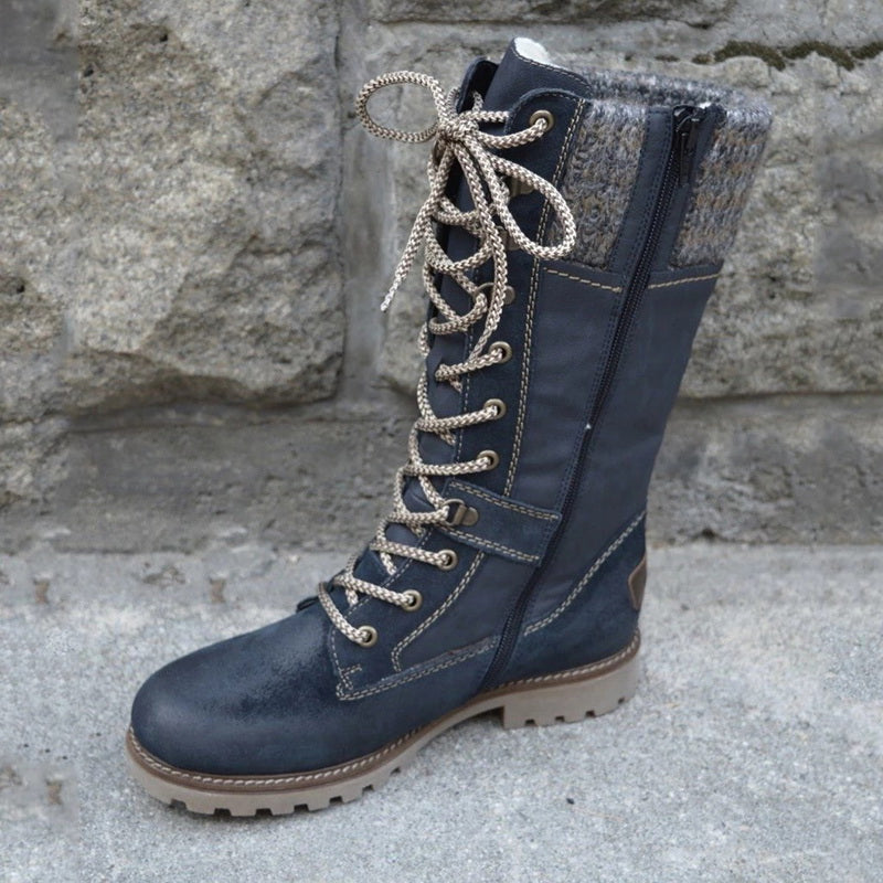 Dames Winterlaarzen Hoge Stijlvolle Look 3