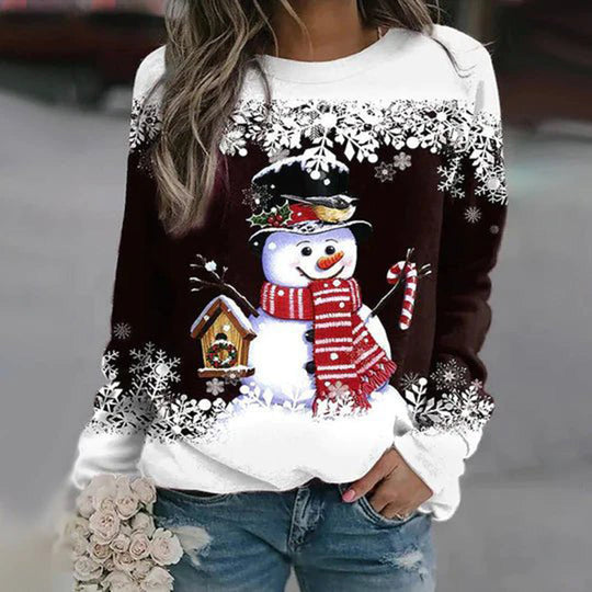 Dames Wintertrui Ronde Hals Stijlvol 7