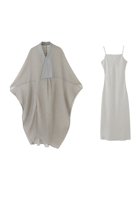 Dames Zomerjurk V-hals Patchworkstijl 4