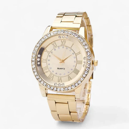 Dameshorloge met Diamanten Stijlvol 1