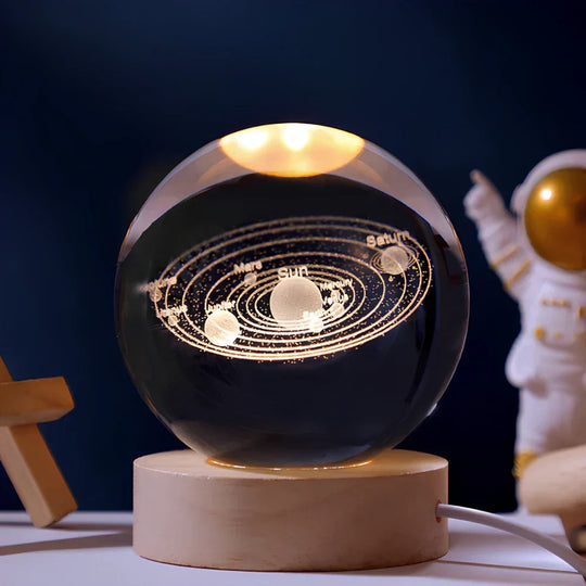 Decoratieve Kristallen Bol 3D Gegraveerd voor Unieke Verlichting 2