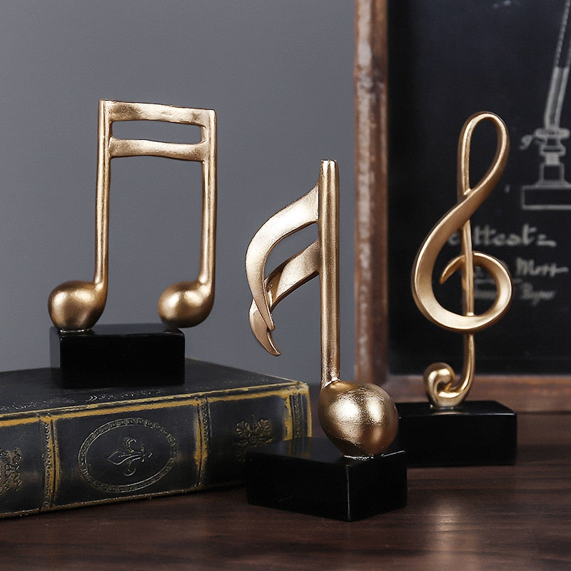 Decoratieve Muzieknoten Beeld voor Thuis 1