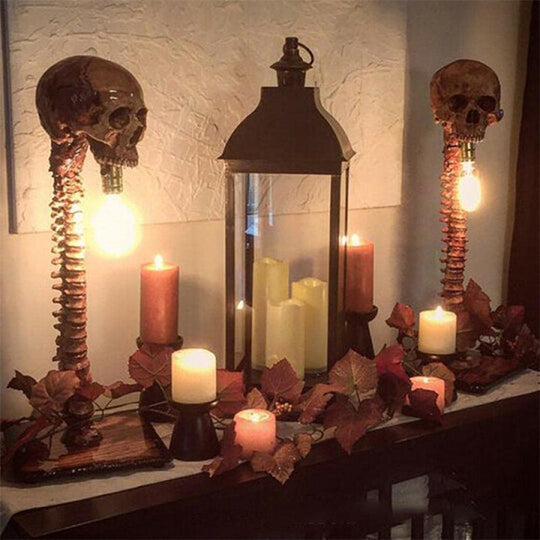 Decoratieve Schedellamp met Ruggengraat voor Griezelige Decoratie 2
