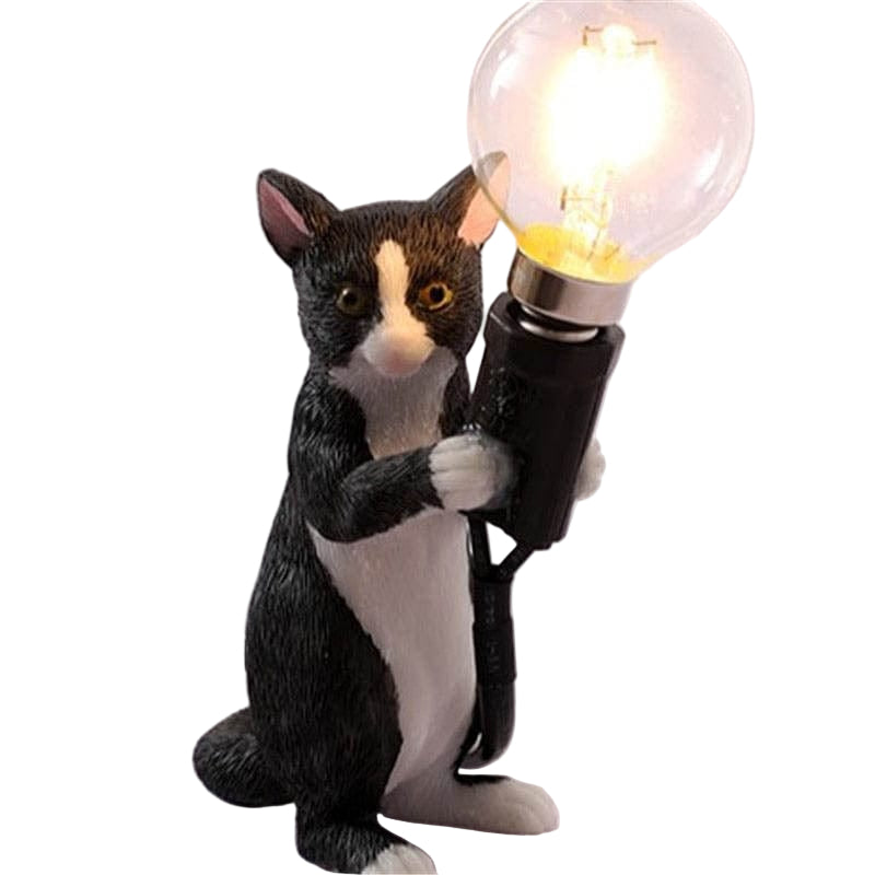 Decoratieve Tafellamp Kattenbeeldje 0