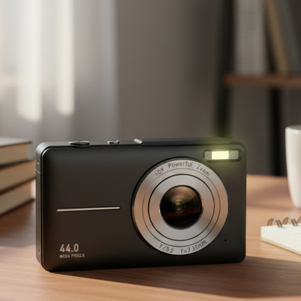 Digitale Camera Vintage Stijl met Moderne Functies 0