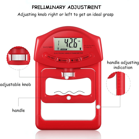 Digitale Handdynamometer voor Nauwkeurige Grijpkrachtmeting 4