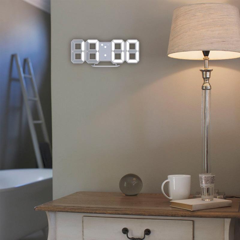 Digitale Klok Alarm LED Display Minimalistisch Design 5