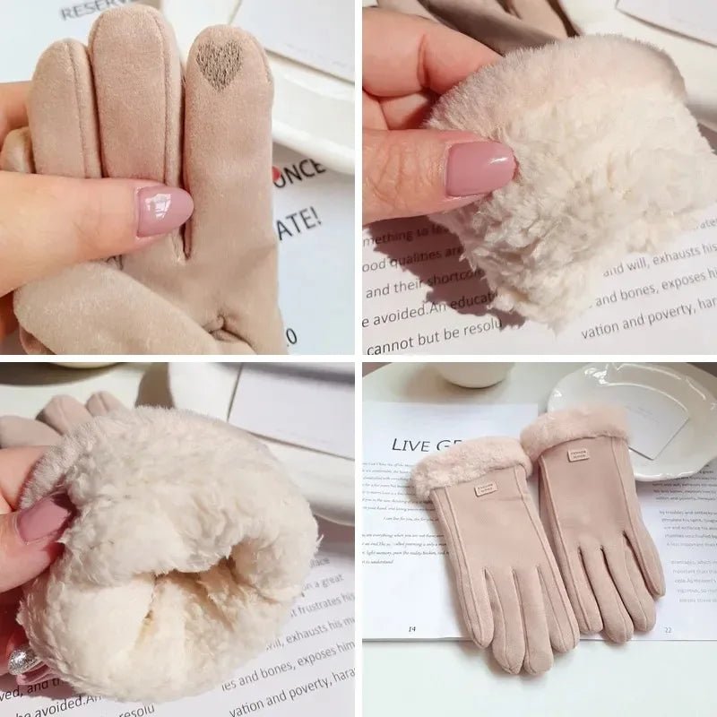 Dikke Touchscreen Handschoenen voor Dames 4