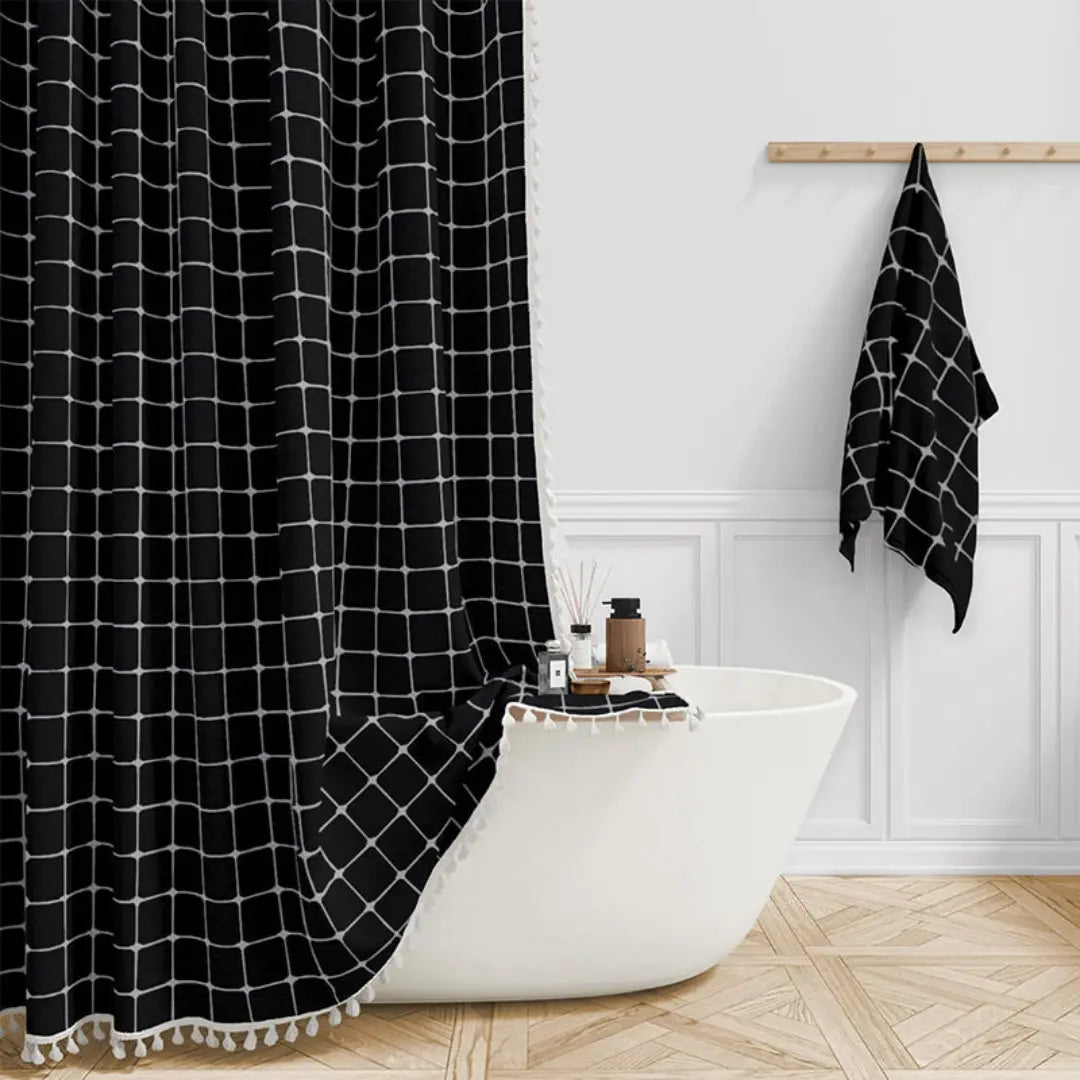 Douchegordijn Boho Stijl met Kwastjes 2