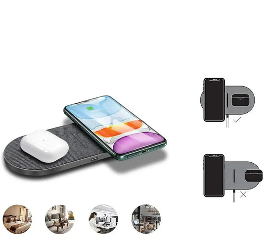Draadloos Laadstation 40W voor Smartphones en AirPods 5