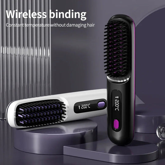 Draadloze Haarstyler met LCD-display 1