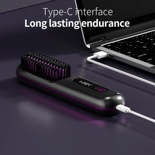 Draadloze Haarstyler met LCD-display 2