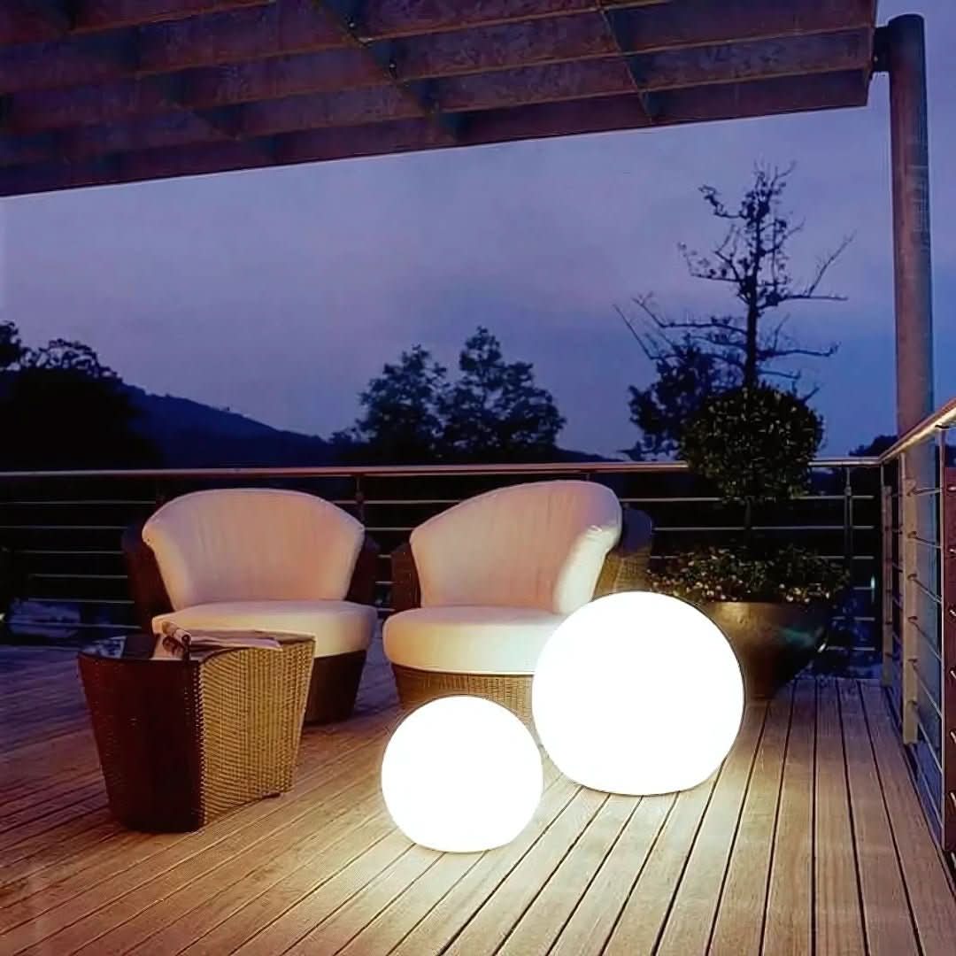 Draadloze LED-bollamp voor binnen en buiten met kleurverandering 0
