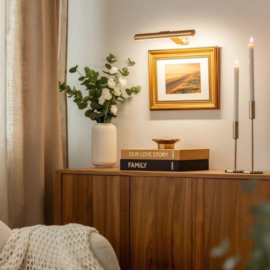 Draadloze LED Wandlamp Draaibaar voor Kunstverlichting 1