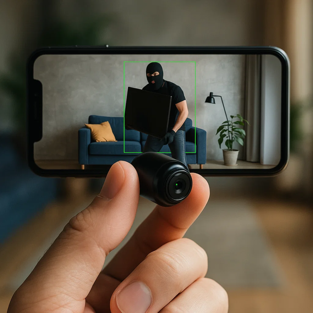 Draadloze Mini Camera voor Thuisbewaking met Nachtzicht 0