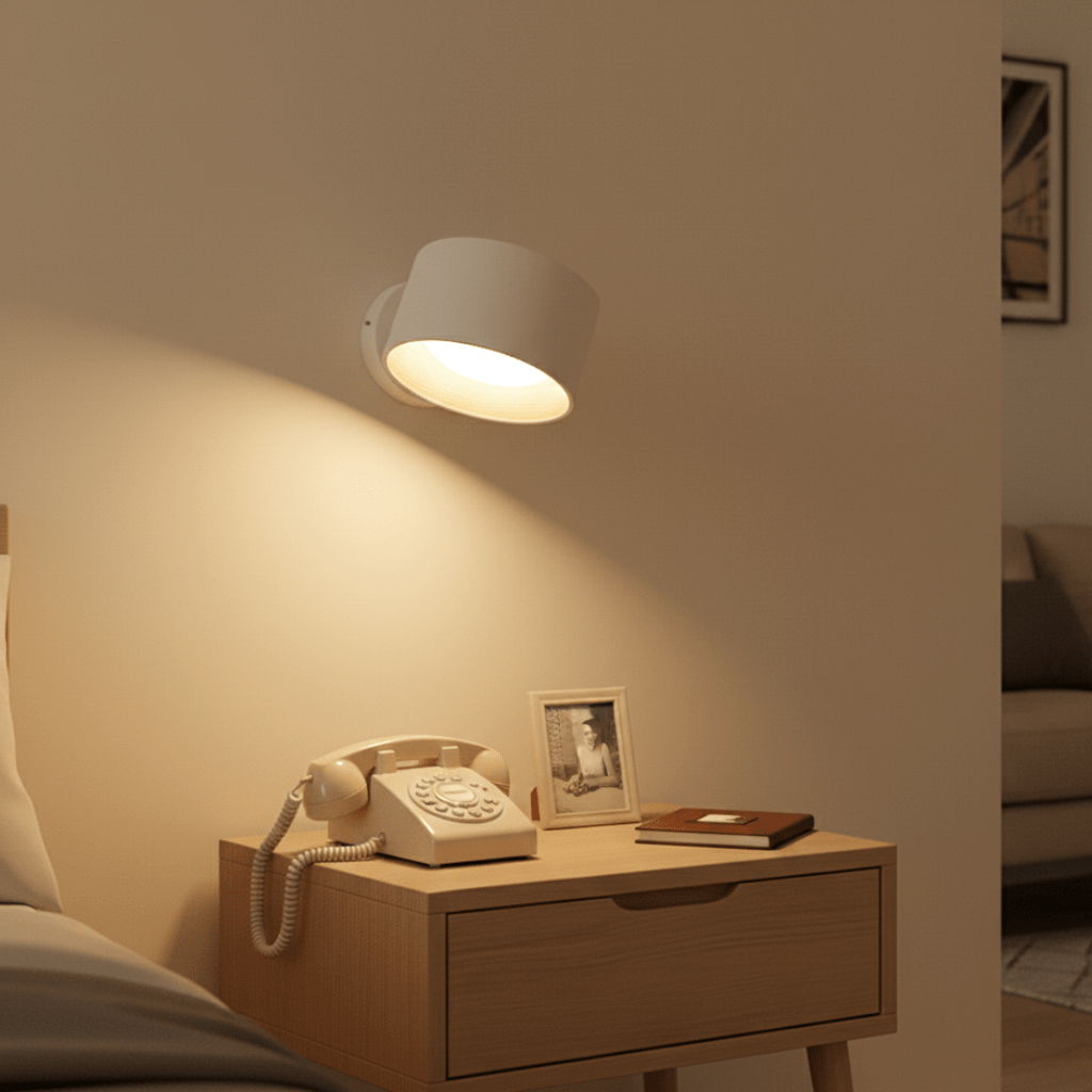 Draadloze Wandlamp Scandinavisch Design met Afstandsbediening 2